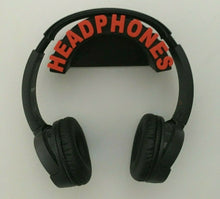 Load image into Gallery viewer, Headphones Wall Mounted for Gaming Headset Hanger Choose Your Lettering Colour