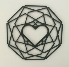 Load image into Gallery viewer, Geometric Heart Wall Art Decor Hanging Decoration Origami Style