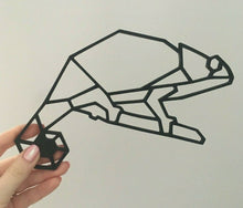 Load image into Gallery viewer, Geometric Chameleon Animal Wall Art Decor Hanging Decoration Origami Style