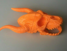 Load image into Gallery viewer, Goblin Monster Skull Model Moving Jaw Bones 3d Printed Pick Your Colour