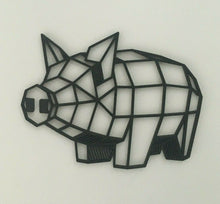 Load image into Gallery viewer, Geometric Pig Wall Art Decor Hanging Decoration Origami Style