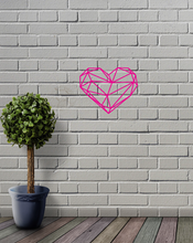 Load image into Gallery viewer, Geometric Heart Wall Art Decor Hanging Decoration Polygonal Pick a Colour
