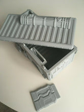Load image into Gallery viewer, Warhammer War Game Container Hab Buildings Bunkers D+D Scenery