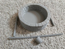 Load image into Gallery viewer, Wargaming Water Well Terrain Scenery 28mm 3d Printed