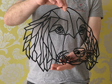 Load image into Gallery viewer, Geometric Cocker Spaniel Dog Animal Wall Art Decor 256mm X 300mm