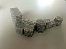 Load image into Gallery viewer, Wargame Warhammer Role Play Barricades x 2 3D Printed Grey