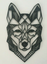 Load image into Gallery viewer, Geometric Wolf Animal Wall Art Decor Hanging Decoration Origami Style