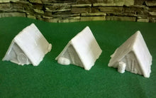 Load image into Gallery viewer, Wargame 28mm Tents Scenery Terrain 3 Different Styles of Wargaming Tent Pack
