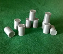 Load image into Gallery viewer, 10 x Oil Drums OO Gauge Models Lineside Railway Scenery Silver Industrial Models