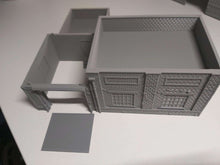 Load image into Gallery viewer, Warehouse Building Garage Workshop Wargaming Industrial Building 28mm Lockup