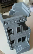 Load image into Gallery viewer, 28mm Destroyed Apartment Block Modern Warfare Wargame Warhammer Style 3D Printed