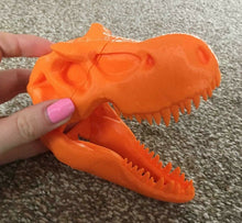Load image into Gallery viewer, T-Rex Dinosaur Skull Model Moving Jaw Bones 3d Printed Pick Your Colour