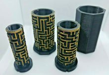 Load image into Gallery viewer, Maze Puzzle MazeBox Russian Doll Teaser Money Gift Maze Box Secret Black Gold