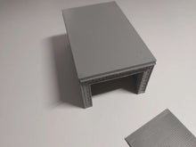 Load image into Gallery viewer, Industrial Garages Lockup Storage Unit for Wargaming D+D Scenery 28mm 3d Printed