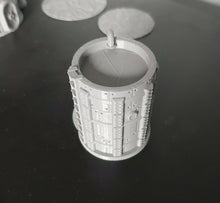 Load image into Gallery viewer, Warhammer War Game Chemical Storage Tanks Vats D+D Scenery Hides 3d Printed 15mm