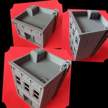 Load image into Gallery viewer, Modern Warfare Shop House Apartment Block 28mm 1,2or3 Storey Warhammer Wargaming