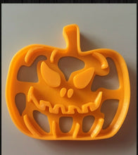 Load image into Gallery viewer, Pumpkin Halloween Jack-o-Lantern 3DPrinted Cookie Cutter Stamp Baking Shape Tool