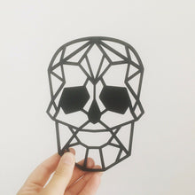 Load image into Gallery viewer, Geometric Polygonal Skull Wall Art Hanging Decoration Various Colours Available