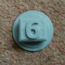 Load image into Gallery viewer, Warhammer Crates 40k Style Objective Markers Numbers Colour Choice 30mm