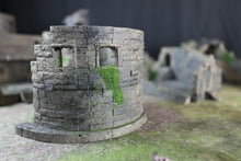 Load image into Gallery viewer, The Lookout Guard Tower Ruin Terrain Building 28mm 3d Printed Wargaming Dungeons