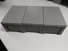 Load image into Gallery viewer, Industrial Garages Lockup Storage Unit for Wargaming D+D Scenery 28mm 3d Printed