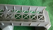 Load image into Gallery viewer, Girder Bridge TT120 Gauge Model Railway Single Track  Support Piers Stonework