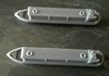 Load image into Gallery viewer, Z Gauge Solid Sided Model Railway Scenery River Canal Boats x 2