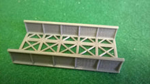 Load image into Gallery viewer, Girder Bridge N Gauge Model Railway Bridge Support Girders Stonework 3 Support