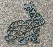 Load image into Gallery viewer, Geometric Rabbit Bunny Wall Art Hanging Decoration Origami Pick Your Colour