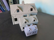 Load image into Gallery viewer, N Gauge OO or Z Model Railway Layout Buildings Stone Effect Cottage Houses