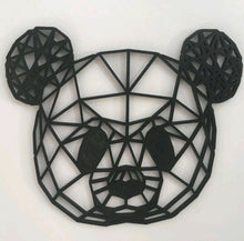 Load image into Gallery viewer, Geometric Panda Wall Art Hanging Decoration Origami Style Pick Your Colour