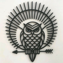 Load image into Gallery viewer, Owl Wall Art Hanging Decoration Origami Style Pick Your Colour Owl Perch