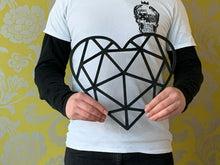 Load image into Gallery viewer, Geometric Heart Wall Art Hanging Decoration 300 X 272mm