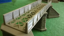 Load image into Gallery viewer, Girder Bridge TT120 Gauge Model Railway Bridge Support Girders Stonework Support