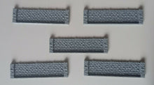 Load image into Gallery viewer, 5 x N Gauge Small Retaining Wall Model Railway Brick Detail