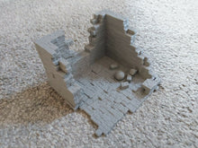 Load image into Gallery viewer, The Cannonball Rubble Ruin Terrain Building 28mm 3d Printed Wargaming Dungeons