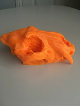 Load image into Gallery viewer, Lion Skull Animal Model Moving Jaw Bones 3d Printed Pick Your Colour