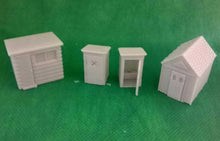 Load image into Gallery viewer, Shed Models Outdoor Storage Outside Loo 00/H0 Model Railway Scenery