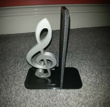 Load image into Gallery viewer, Music Themed Decorative Bookshelf Bookend Musical Notes Multi Colour