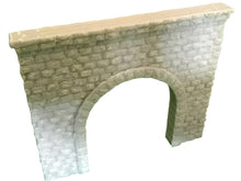 Load image into Gallery viewer, Stonework Detail Railway Tunnel Single Track N Gauge Model Train Portal Entrance