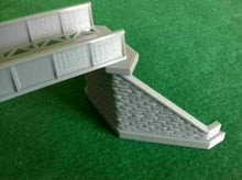 Load image into Gallery viewer, N Gauge Winged End Bridge Pier with Stonework Effect Support Pier Railway