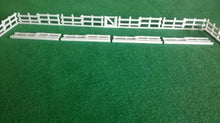 Load image into Gallery viewer, Model Railway Line Side Fencing 00gauge Farming Wargames 10 Panels + 1 Gate