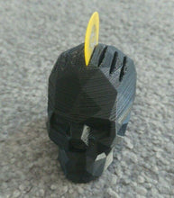 Load image into Gallery viewer, Skull Shape Guitar Plectrum Holder Pleck Pluck Holder x 2 Pick Your Colour