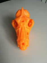 Load image into Gallery viewer, Cyborg Dog Skull Creature Model Moving Jaw Bones 3d Printed Pick Your Colour