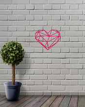 Load image into Gallery viewer, Geometric Heart Wall Art Decor Hanging Decoration Polygonal Pick a Colour