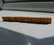 Load image into Gallery viewer, Real Wood Filament 4ft Fence Model Railway Lineside Scenery 00 Gauge x 6
