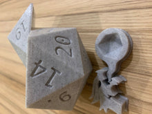 Load image into Gallery viewer, D20 Magnetic Dice Storage Box Dungeons and Dragons D&D Gaming & Free D20 Holder