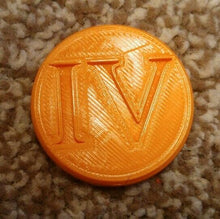 Load image into Gallery viewer, Warhammer 40k Style Objective Markers Roman Numeral Circular Colour Choice 40mm