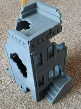 Load image into Gallery viewer, 28mm Destroyed Apartment Block Modern Warfare Wargame Warhammer Style 3D Printed