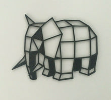 Load image into Gallery viewer, Geometric Elephant Wall Art Decor Hanging Decoration Origami Style